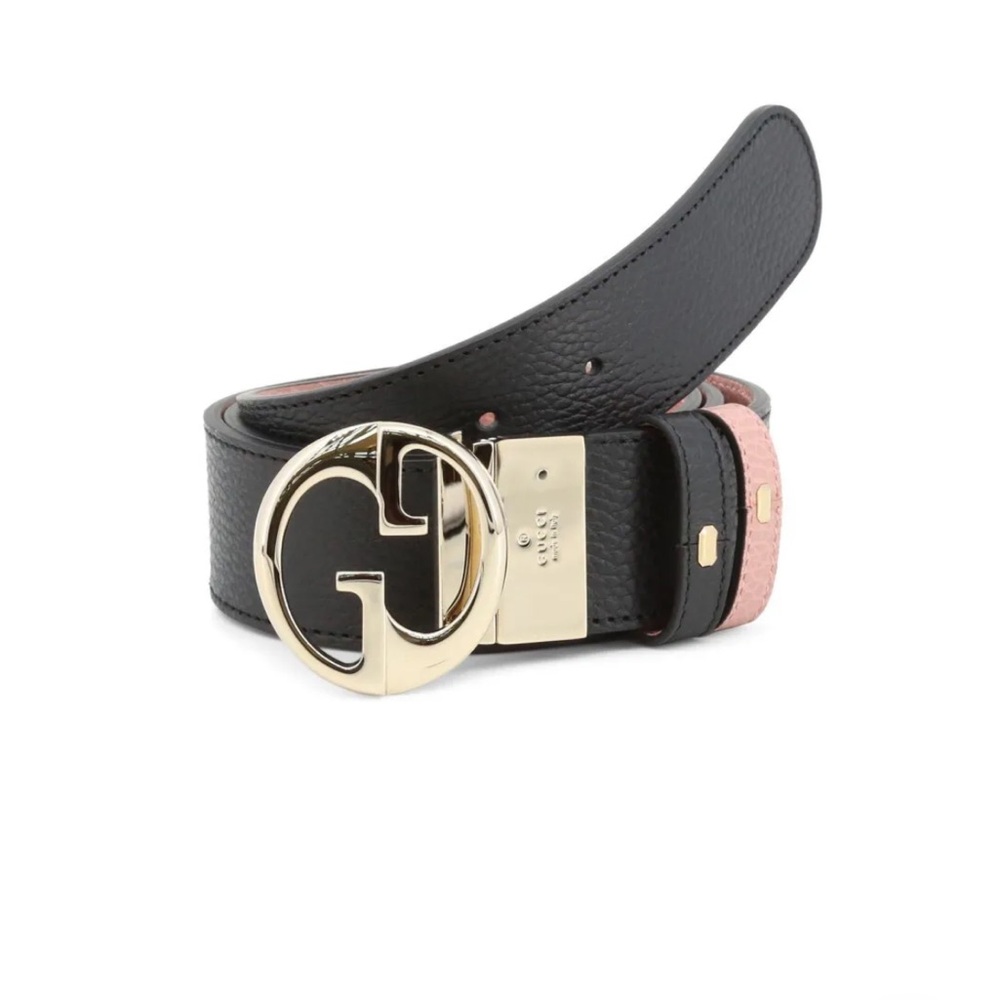 Gucci Interlocking G Reversible Belt Black/Pink